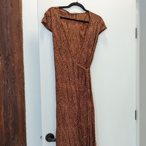 & Other Stories Midi dress, size 4, Orange